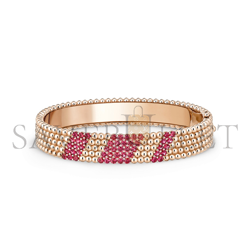 VAN CLEEF ARPELS PERLÉE COULEURS BRACELET 5 ROWS LARGE MODEL VCARPKFL00
